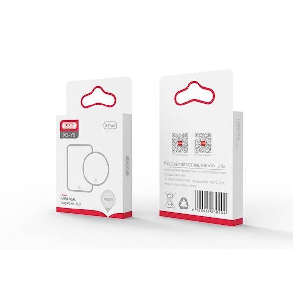 Zestaw naklejek XO  blaszki 3szt