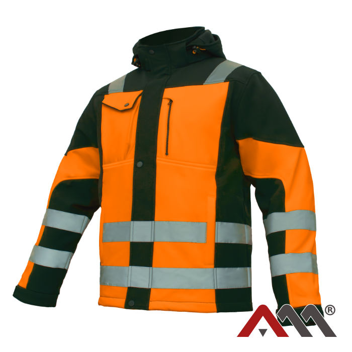 Kurtka CLASSIC-VIS WIN Orange Softshell XXL