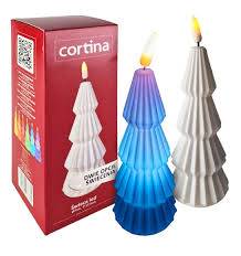 Wkład Choinka LED Cortina 17,5 cm Biała RGB