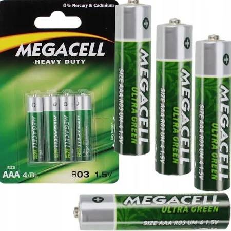 Bateria R.6 AA Megacell Blister 4 szt