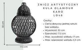 Znicz Glamur Kula Karo Mała
