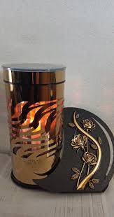 Znicz Metalowy Solarny FLORENCJA ZŁO (6)