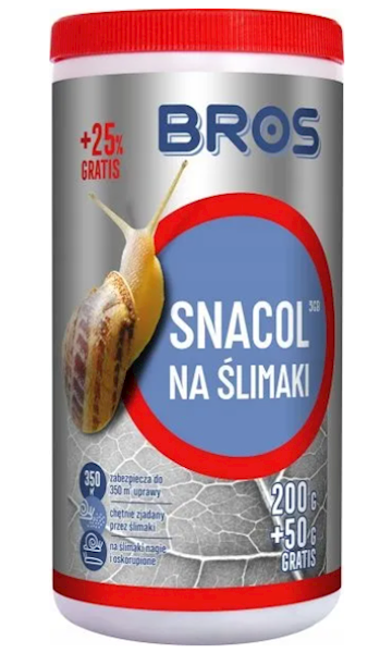 Bros-snacol zwalcza ślimaki 200g S.