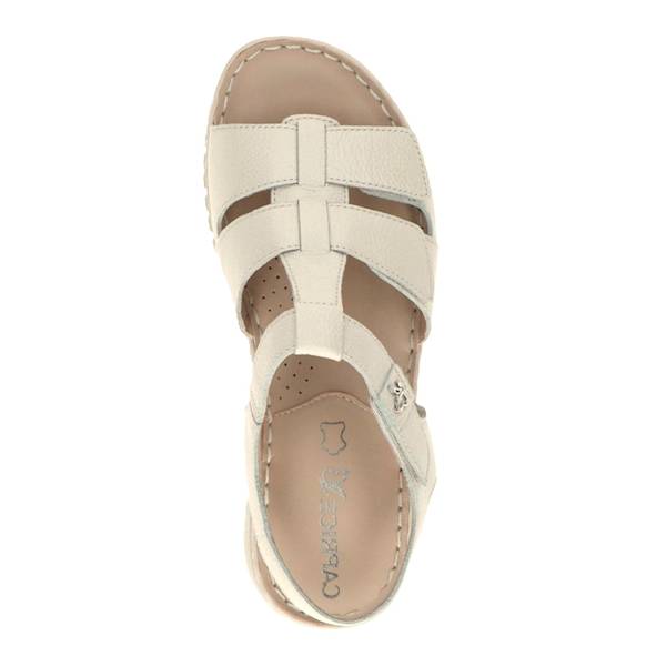 Caprice Sandały 28102 krem r40