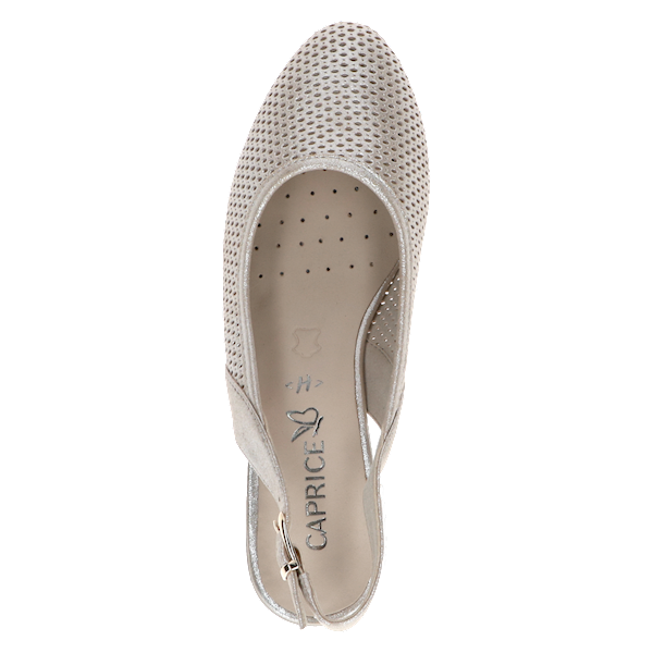 Caprice Czółenka 29602 beż metalik r37,5