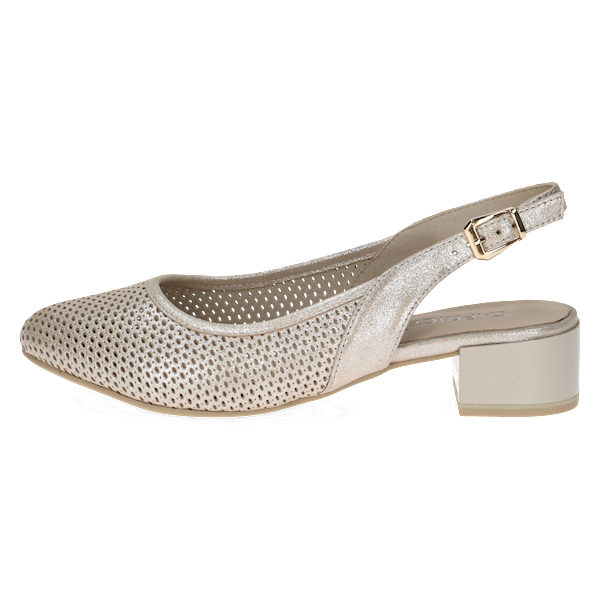 Caprice Czółenka 29602 beż metalik r37,5