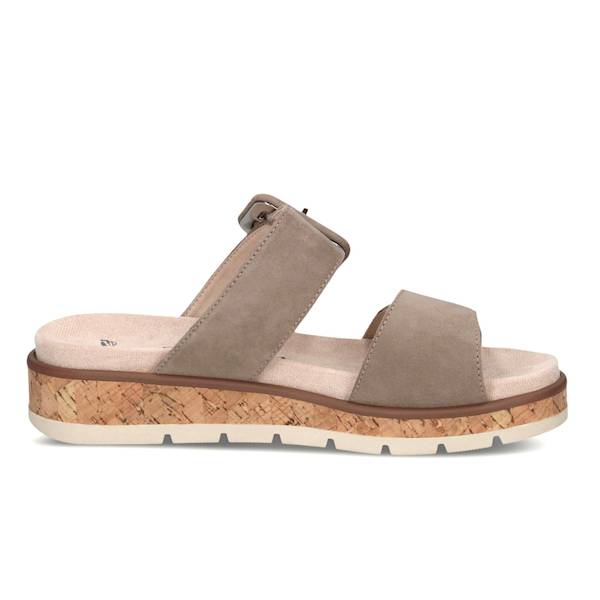 Caprice Klapki 27206 taupe r42