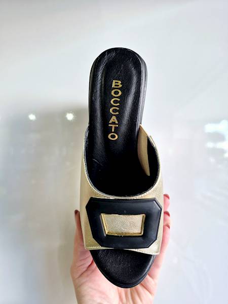 Boccato Klapki 014.Y4123 złoty r36