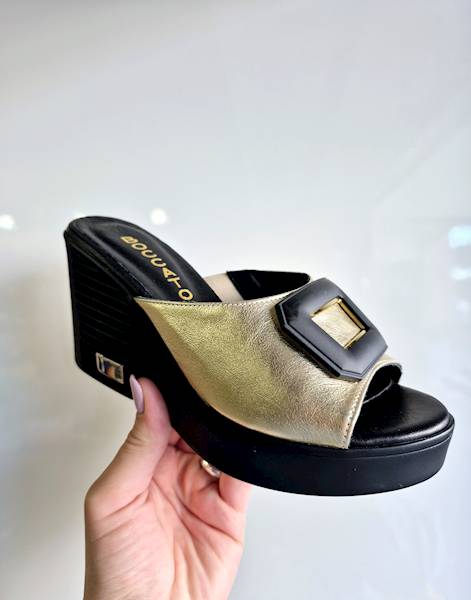 Boccato Klapki 014.Y4123 złoty r38