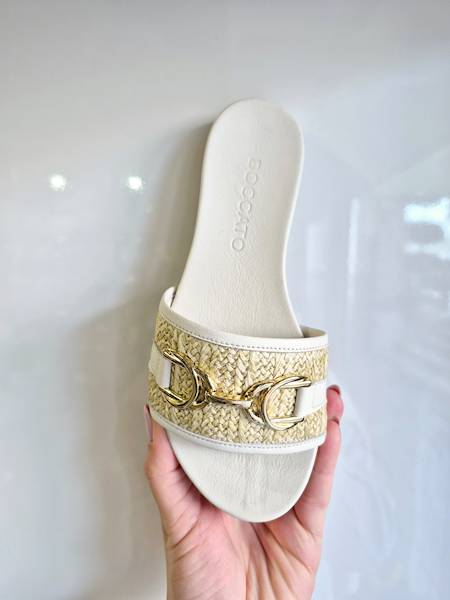 Boccato Klapki 02.2349 biały r41