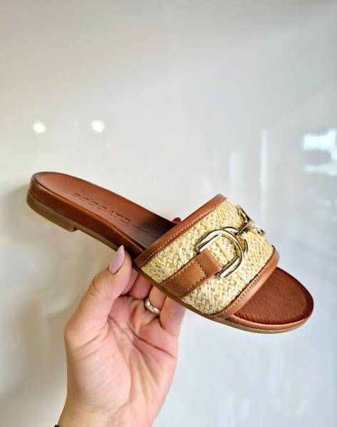 Boccato Klapki 02.2349 brąz r36