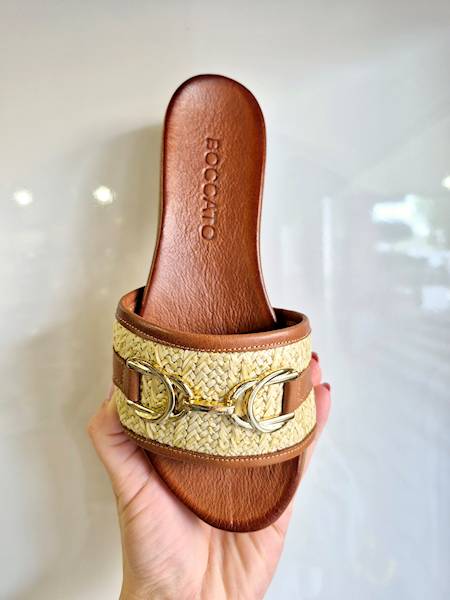 Boccato Klapki 02.2349 brąz r39