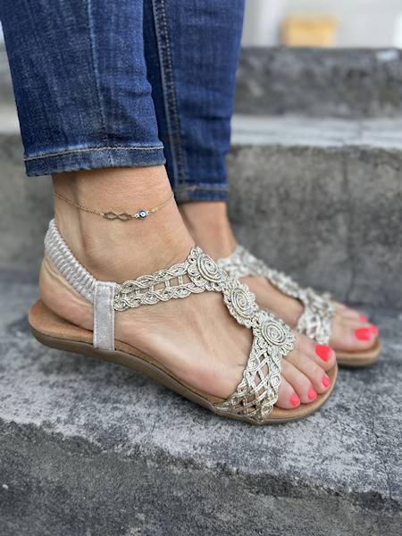 Artiker Sandały 56C1281 złoty r41