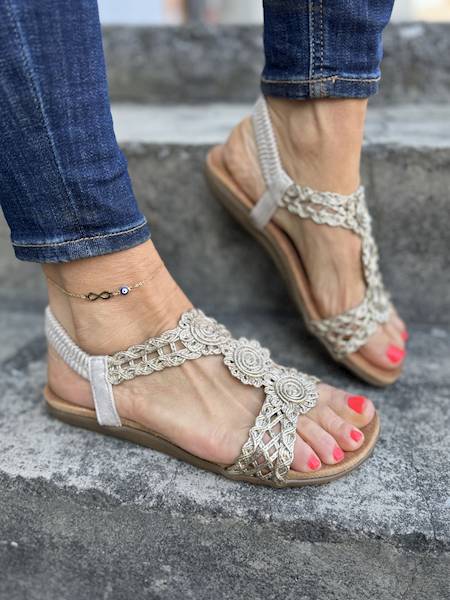 Artiker Sandały 56C1281 złoty r41