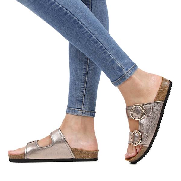 Caprice Klapki 27403 złoty r39