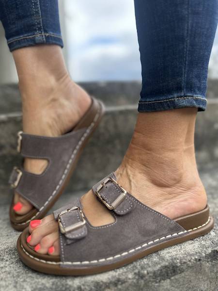 Artiker Klapki 56C0679 szary r41