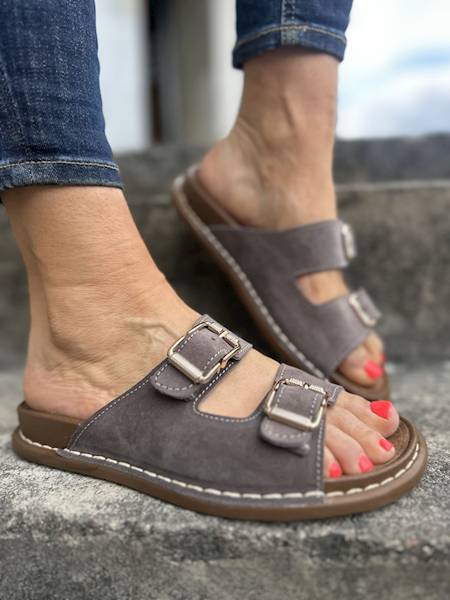 Artiker Klapki 56C0679 szary r41