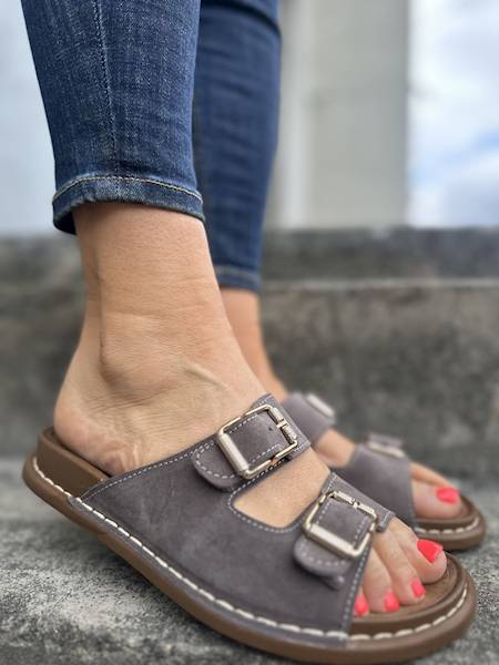 Artiker Klapki 56C0679 szary r41