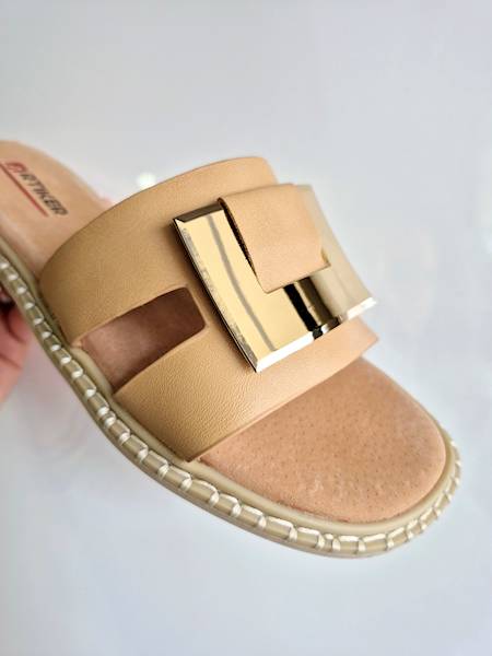 Artiker Klapki 56C1335 brąz r39