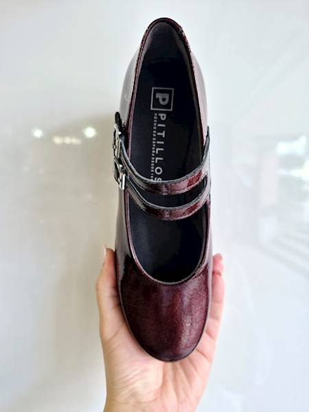 Pitillos Czółenka 20230 bordo r36