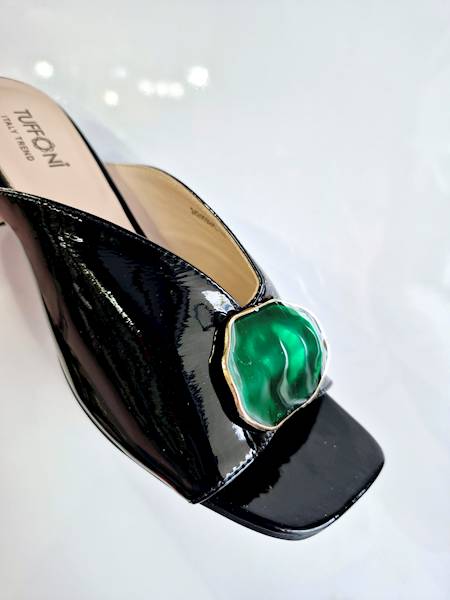 Tuffoni Klapki 2424028 czarny r37