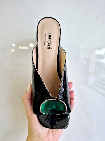 Tuffoni Klapki 2424028 czarny r37