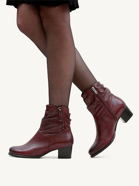 Caprice Botki 25348-41 bordo r37