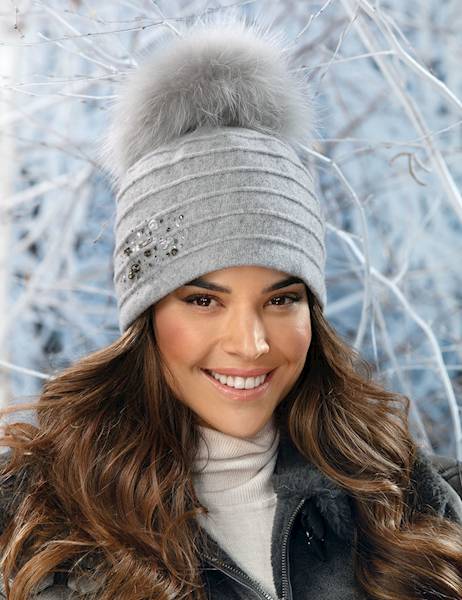 Willi Czapka Floryda szary