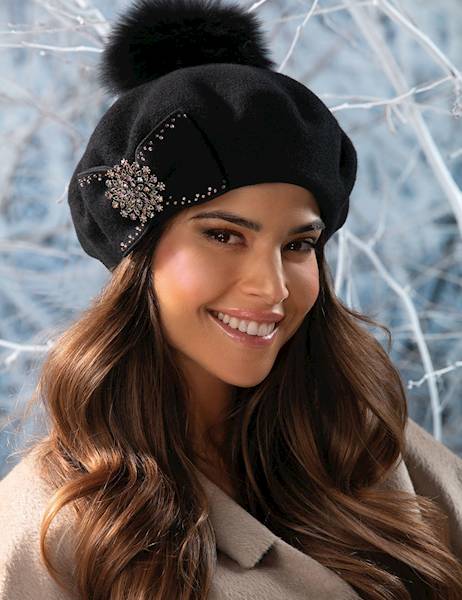 Willi Beret Grima czarny
