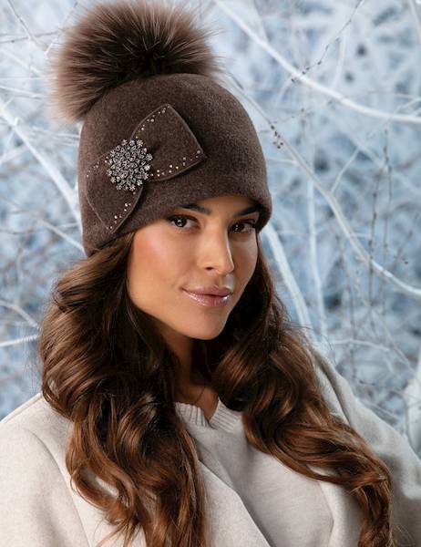 Willi Czapka Grimas brązowy