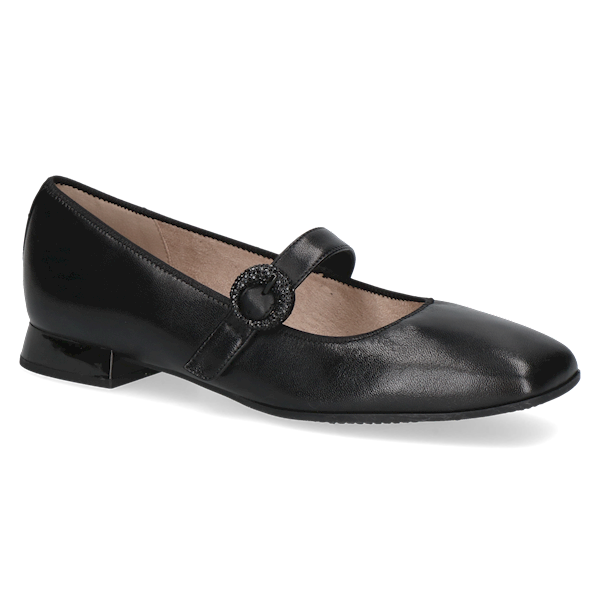 Caprice Baleriny 22100-45 czarny