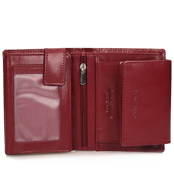 Toscanio Portfel T1208 czerwony