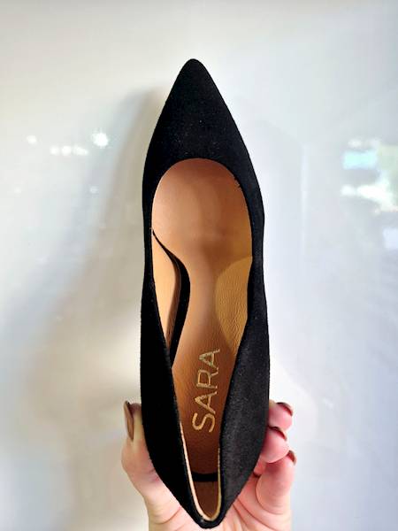 SARA Szpilki 1555 czarny r38