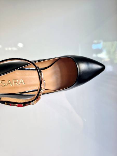 SARA Szpilki 2504 czarny r37
