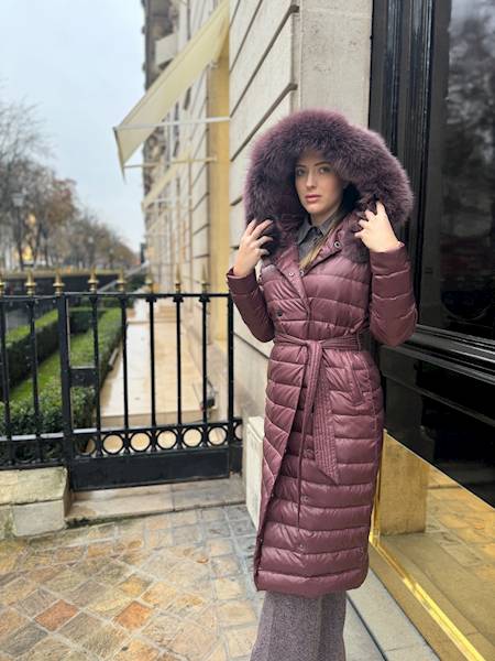 Fratelli Płaszcz Puch Metro bordo rL