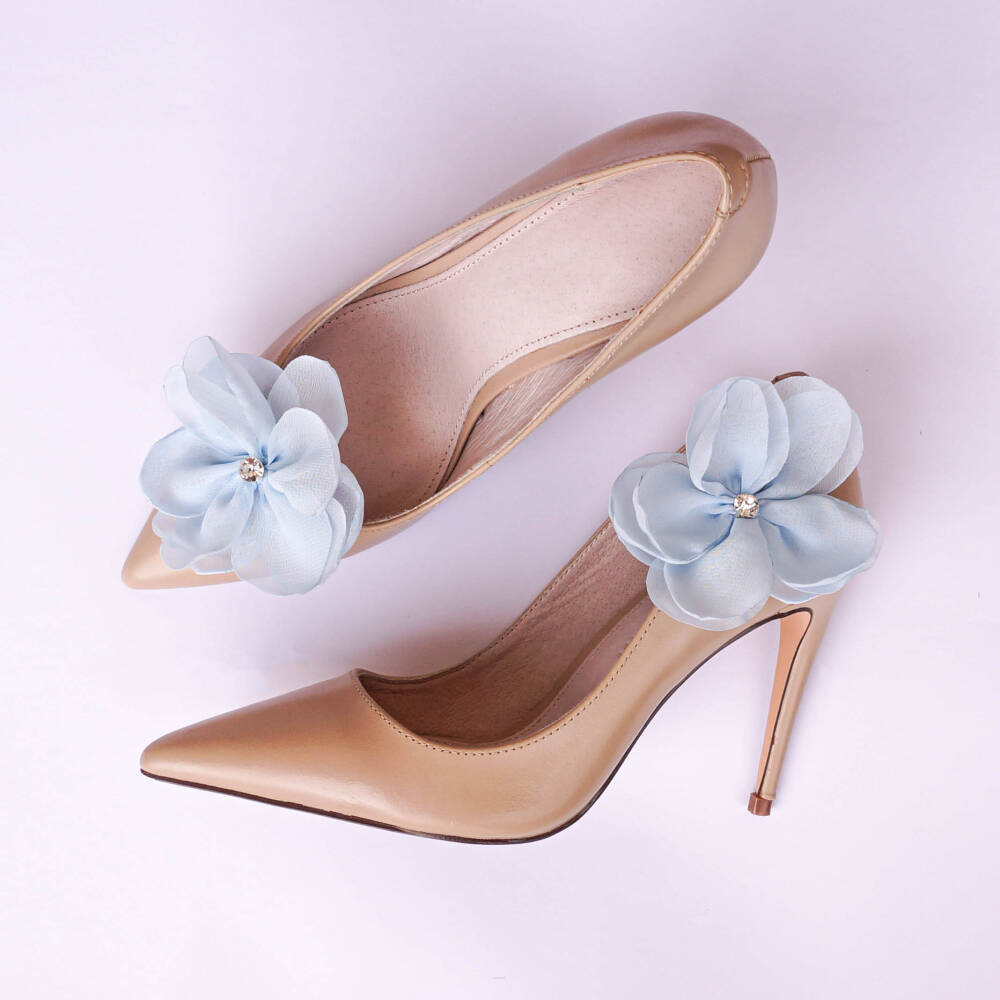 Coquet Klipsy do butów Kwiat błękit