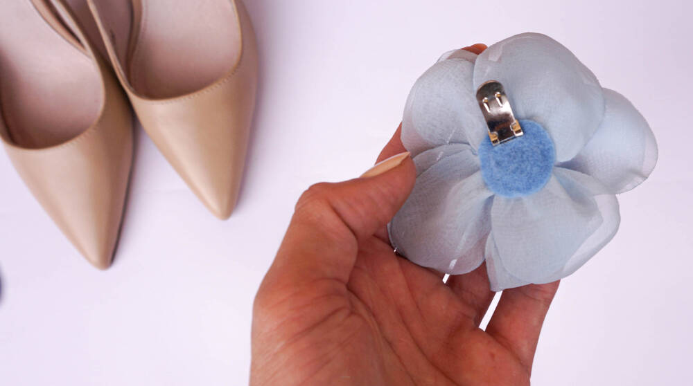 Coquet Klipsy do butów Kwiat błękit