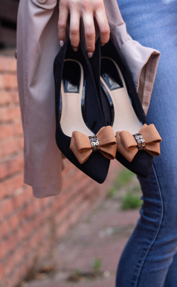 Coquet Klipsy do butów 1150 brąz 