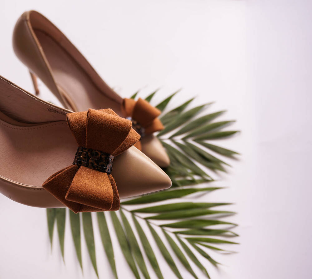 Coquet Klipsy do butów 1150 brąz 