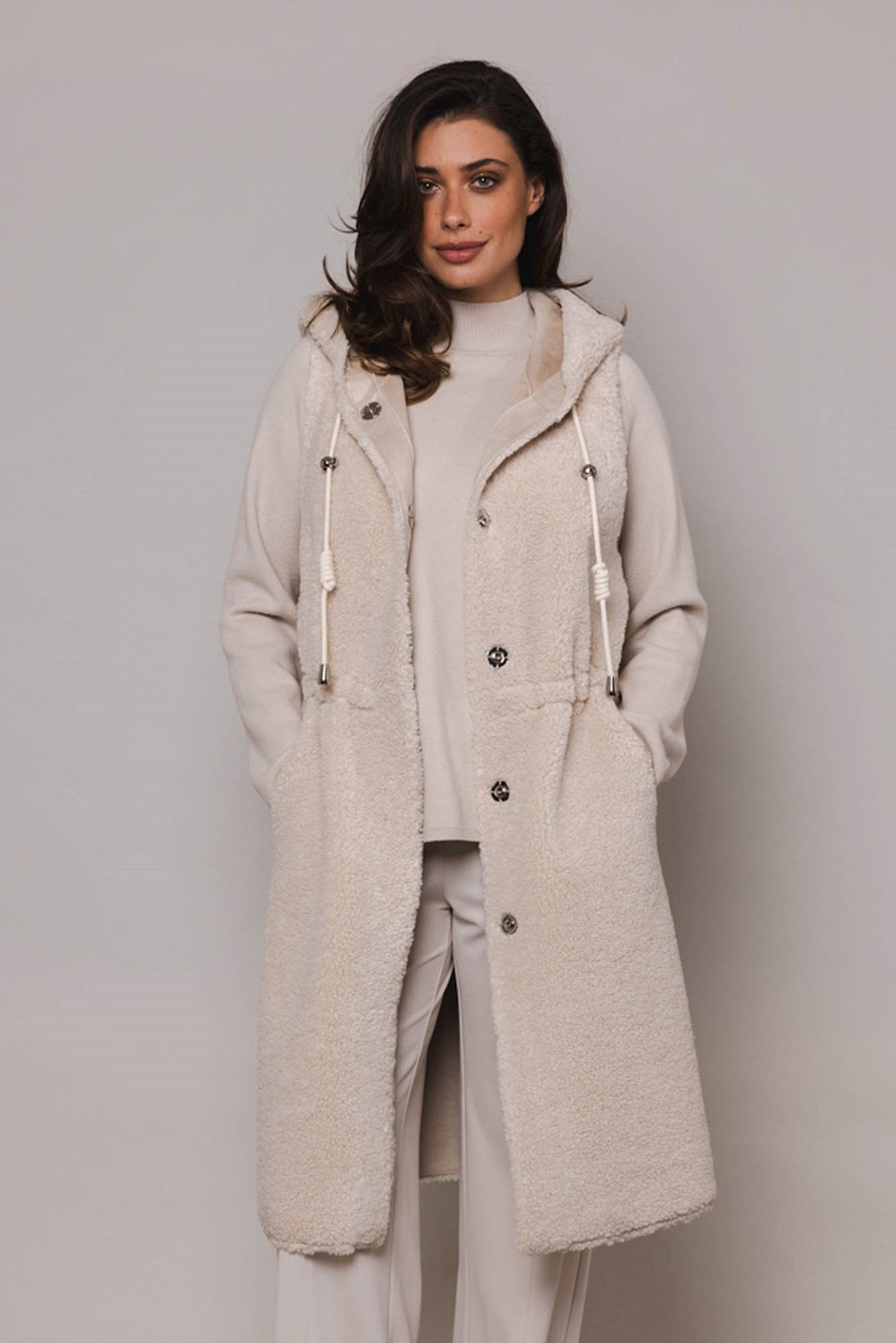 Rino Pelle Kamizelka Jing beż