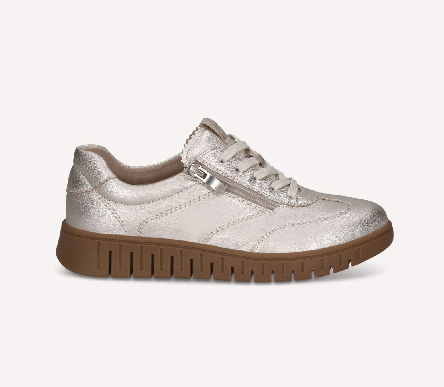 Caprice Sneakersy 23761 złoty r39