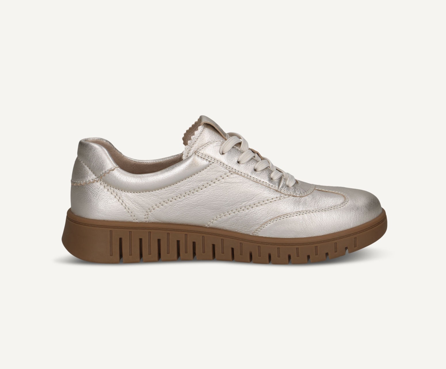 Caprice Sneakersy 23761 złoty r40