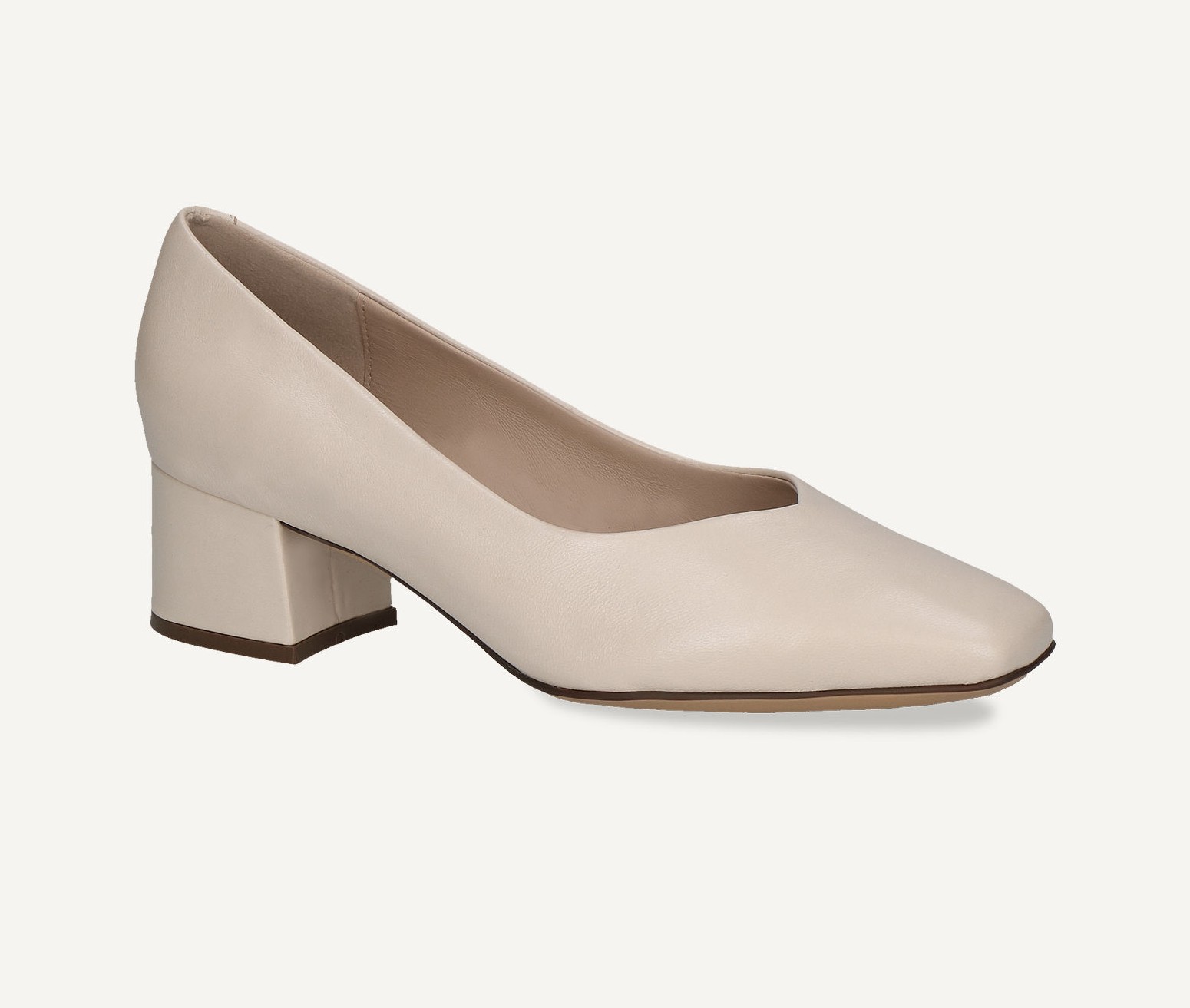 Caprice Czółenka 22315 perła r39