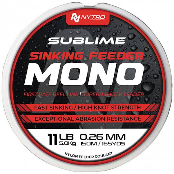 NYTRO SUBLIME SINKING FEEDER MONO 0,26- Żyłka