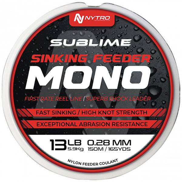 NYTRO SUBLIME SINKING FEEDER MONO 0,28- Żyłka