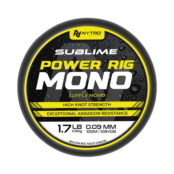 NYTRO SUBLIME POWER RIG MONO 0,09- Żyłka
