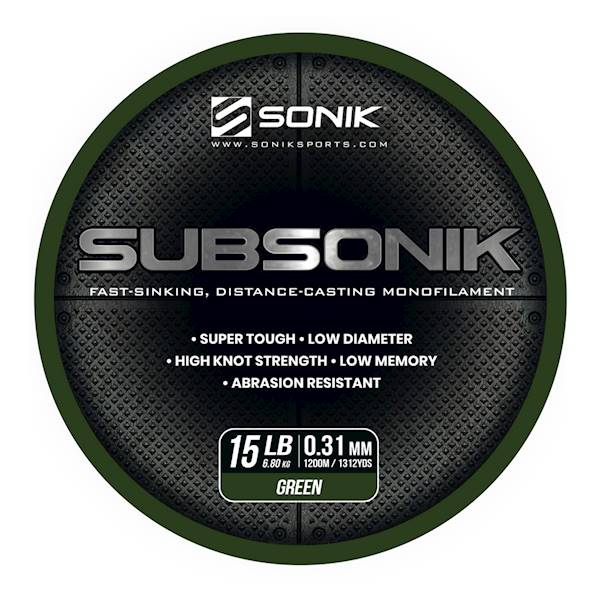 SUBSONIK GREEN 15LB 1200M (0.31mm)