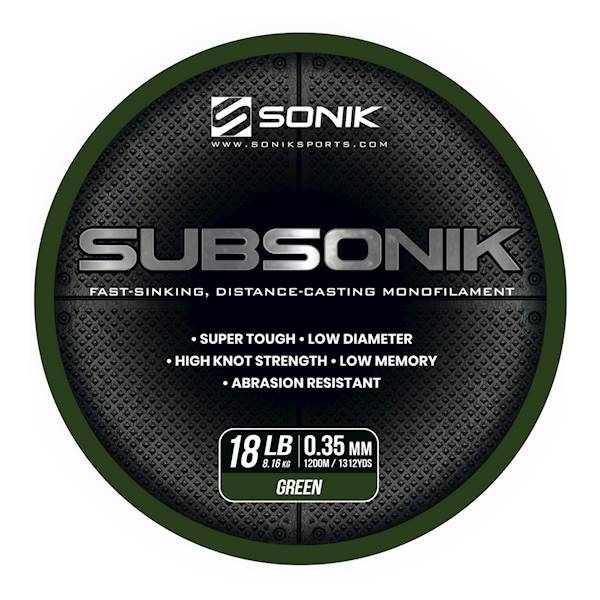 SUBSONIK GREEN 18LB 1200M (0.35mm)