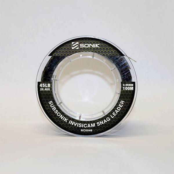 SUBSONIK INVISICAM SNAG LEADER 45LB 100M (0.55mm)
