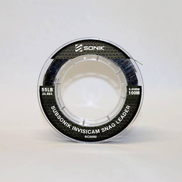 SUBSONIK INVISICAM SNAG LEADER 55LB 100M (0.60mm)